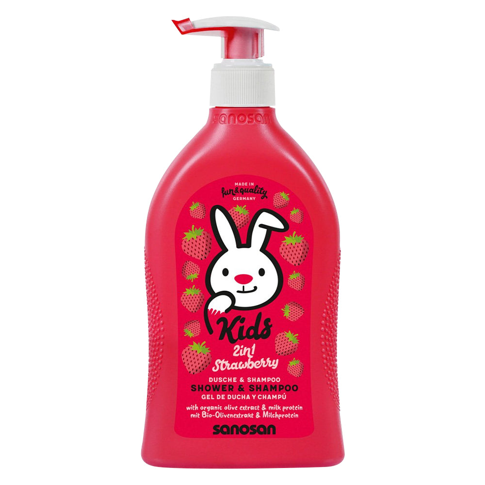 SANOSAN Kids Shower & Shampoo Strawberry