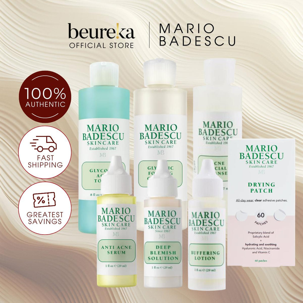 [LIVE ONLY] All Mario Badescu Acne Prone Care Series- Beureka