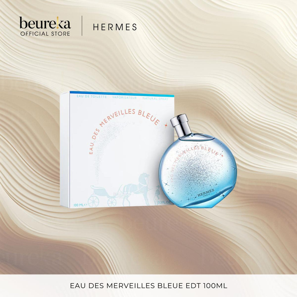 [LIVE ONLY] All Hermes des Merveilles Series - Eau des Merveilles EDT, Eau des Merveilles Bleue EDT, L'Amber des Merveilles EDP, L'Ombre des Merveilles 50ml/100ml - Beureka