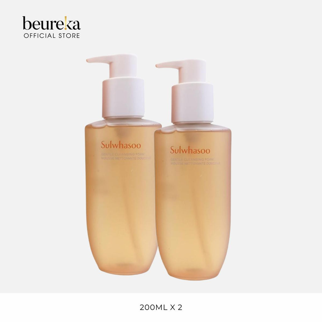 [LIVE ONLY] [Bundle of 2] Sulwhasoo Gentle Cleansing Foam 200ml - Beureka [Luxury Beauty (Skincare) Cleanser/ Brand New 100% Authentic]
