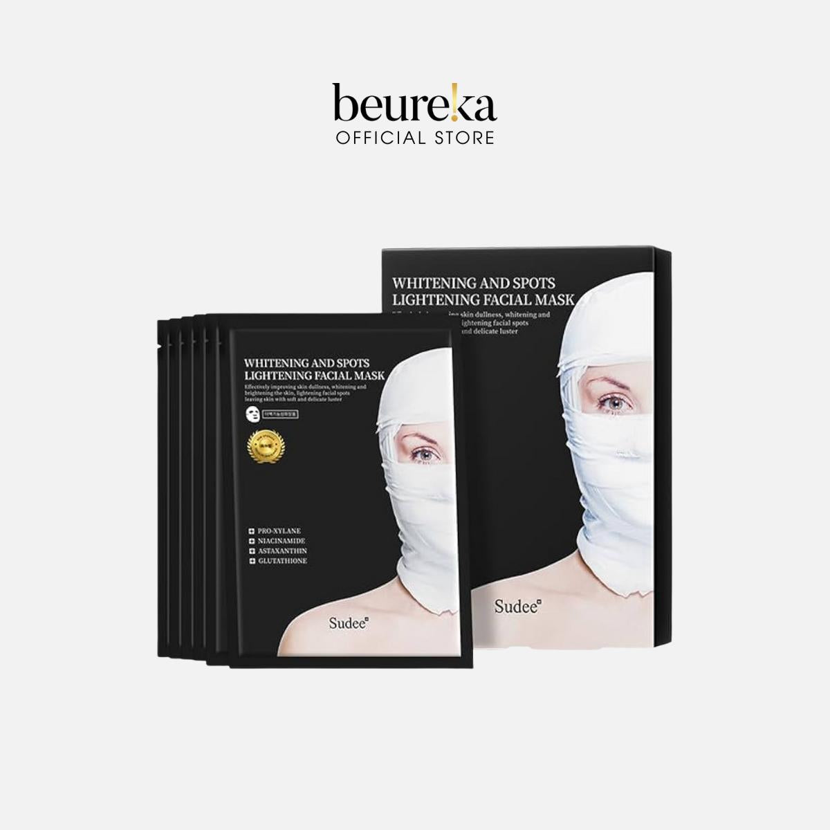 [LIVE ONLY] Sudee Whitening And Spots Lightening Facial Mask 5pcs - Beureka