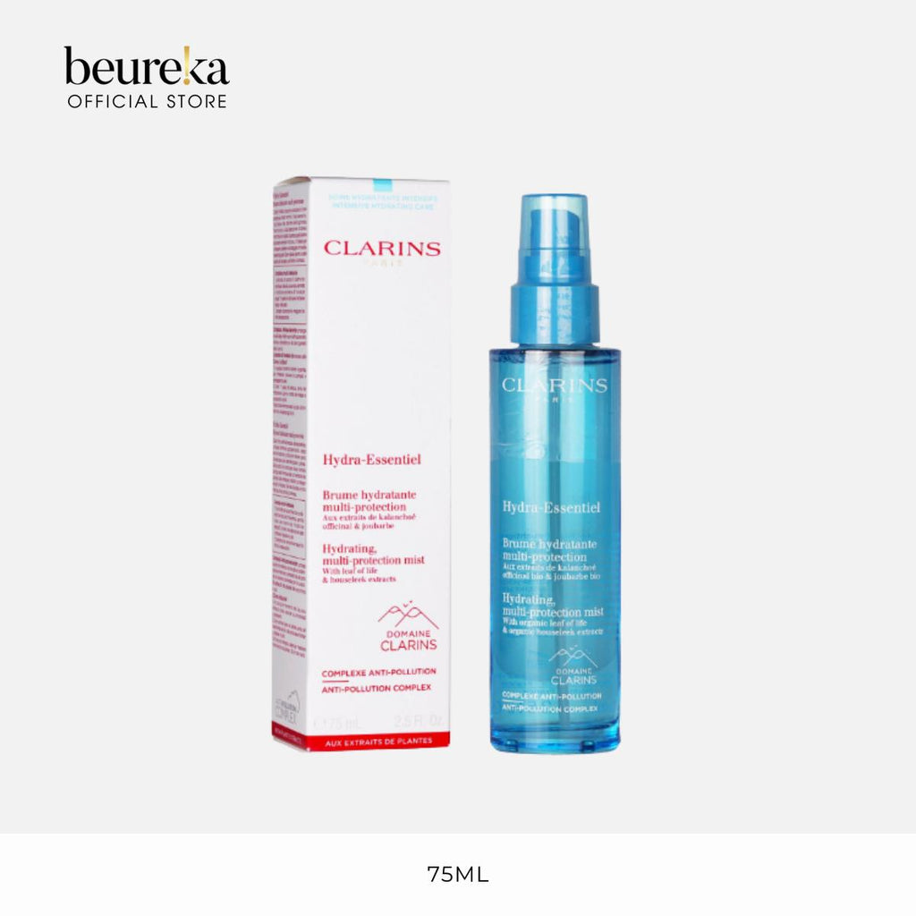 [LIVE ONLY] Clarins Hydra-Essentiel Series - Multi-Protection Mist 75ml | Moisture Replenishing Lip Balm 15ml [Hydration | Lightweight] - Beureka [Skincare]