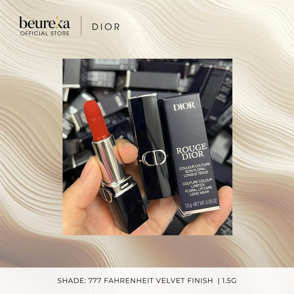 [LIVE ONLY] Dior Lipsticks - Dior Rouge Satin/Velvet Assorted Shades - Beureka