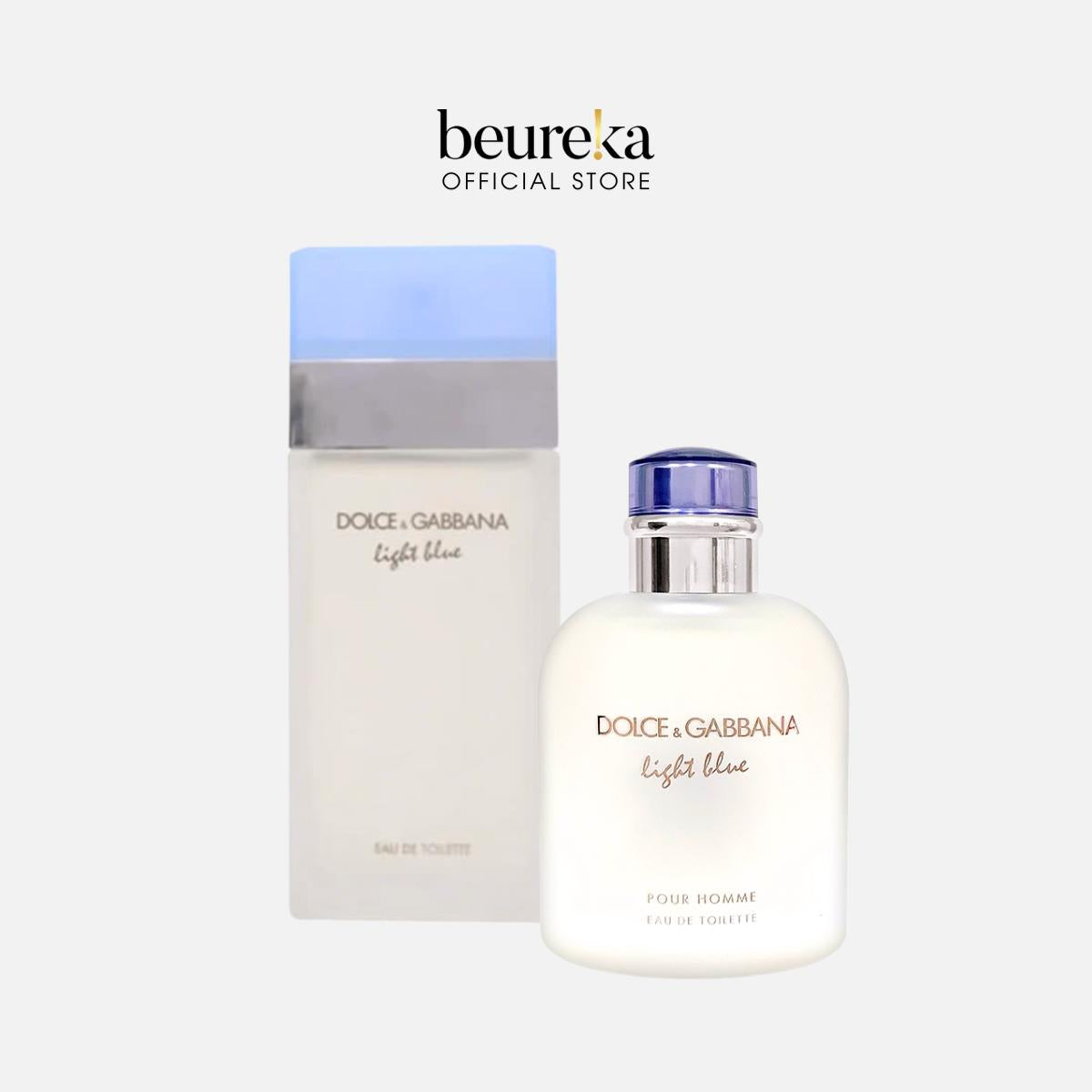 [LIVE ONLY] Dolce & Gabbana Light Blue EDT 50ML/100ML [Female] | Pour Homme EDT 125ML [Male] - Beureka