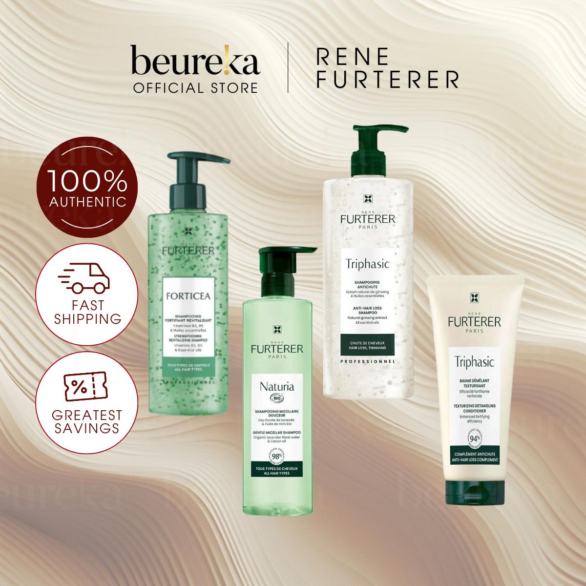 [LIVE ONLY] All Rene Furterer Shampoo/Conditioners - Forticea Strengthening, Naturia Gentle, Triphasic Thickening and more... - Beureka