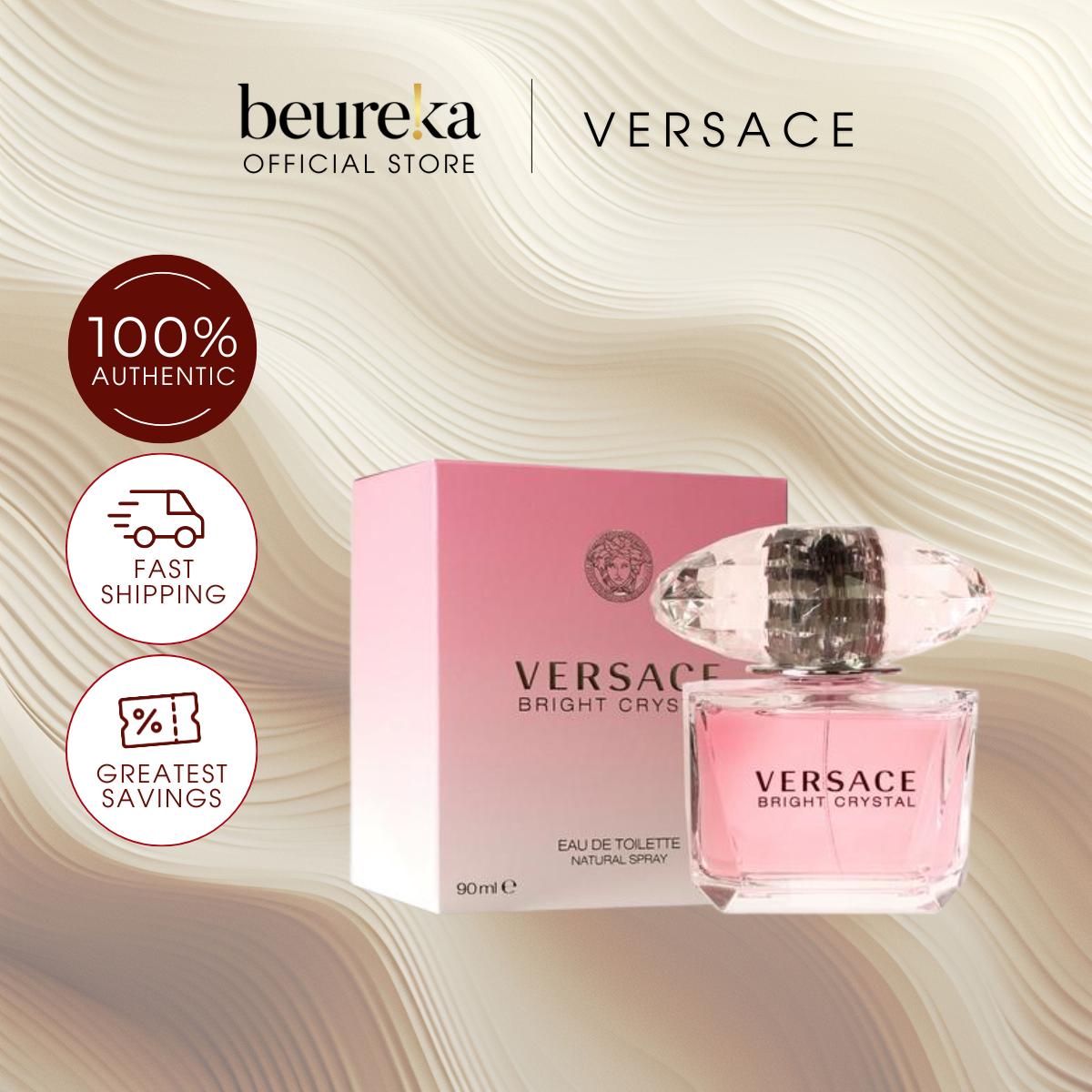 [LIVE ONLY] Versace Bright Crystal EDT 90ml | Bright Crystal Absolu EDP 90ml - Beureka [Women's Fragrances | Floral, Fruity Citrus & Fruity]