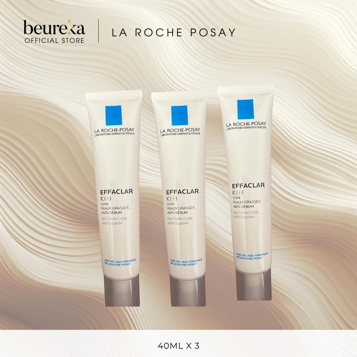[LIVE ONLY] [Bundle of 3] La Roche Posay Effaclar Mat + 40ml | K+ 40ml | Cicaplast B5 Repairing Balm 100ml - Beureka [Skincare | Mattifying Moisturiser for Oily Prone Skin]