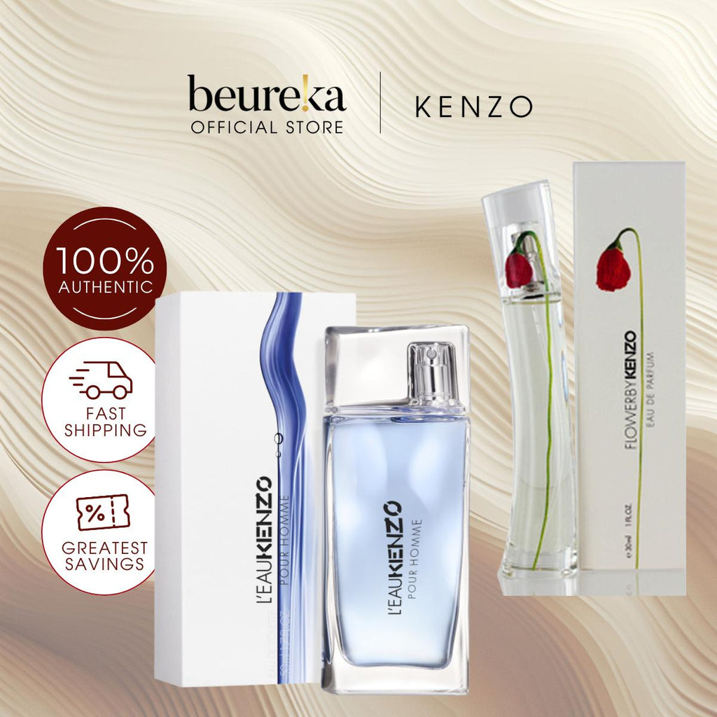 [LIVE ONLY] All Kenzo Fragrances - Flower EDP 30ml | L'eau Men EDT 100ml - Beureka
