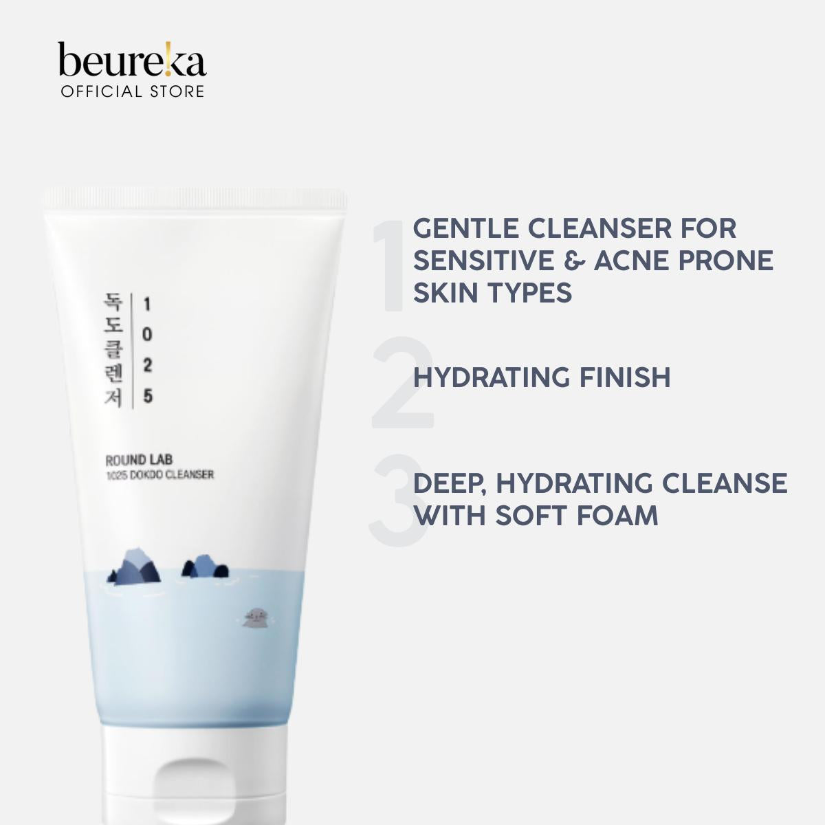 [LIVE ONLY] ROUND LAB 1025 Dokdo Cleanser 150ml - Beureka