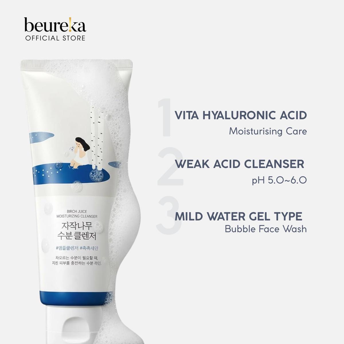 [LIVE ONLY] ROUND LAB Birch Juice Moisturizing Cleanser 150ml - Beureka