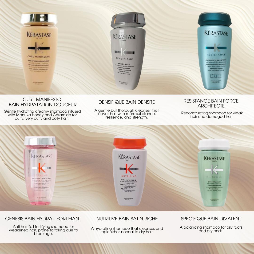 [LIVE ONLY] All Kerastase Shampoo 250ml [14 Variations] - Beureka