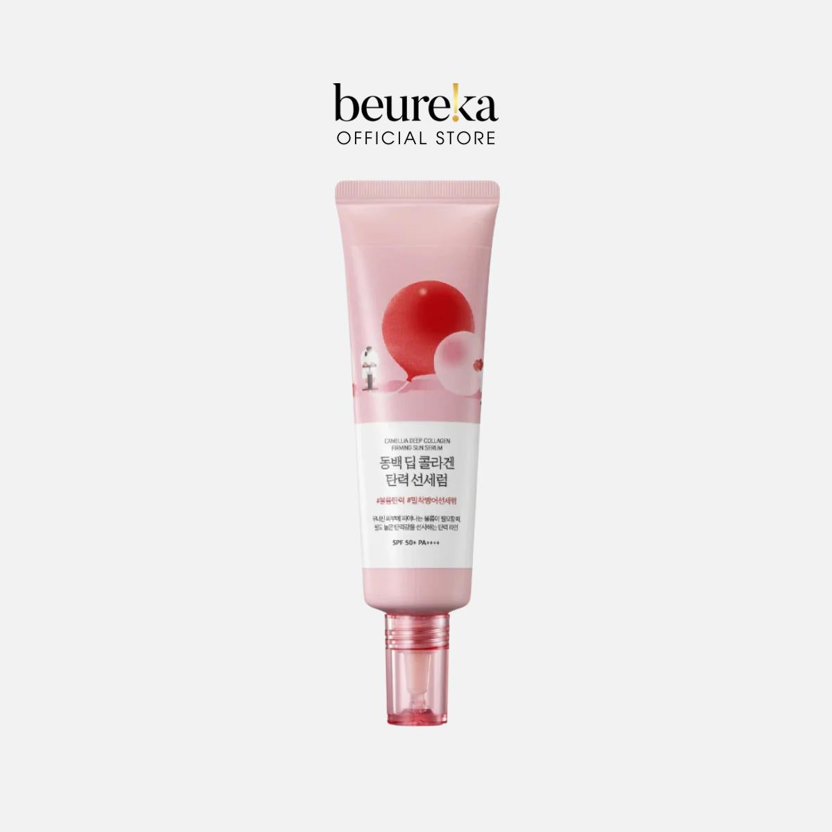[LIVE ONLY] ROUND LAB Camellia Deep Collagen Firming Sun Serum 50ml - Beureka