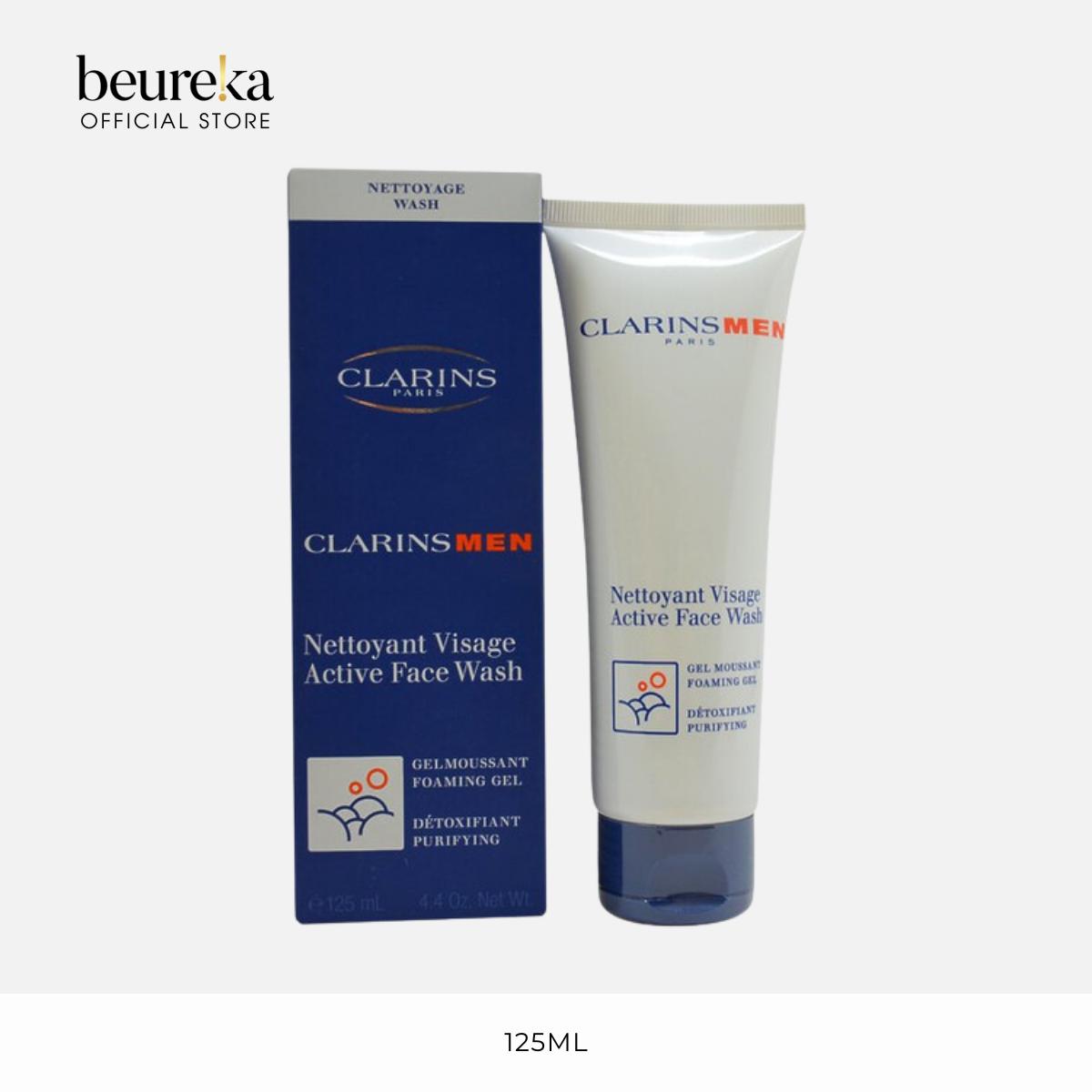 [LIVE ONLY] Clarins Men Active Face Wash Foaming Gel 125ml - Beureka [Skincare}