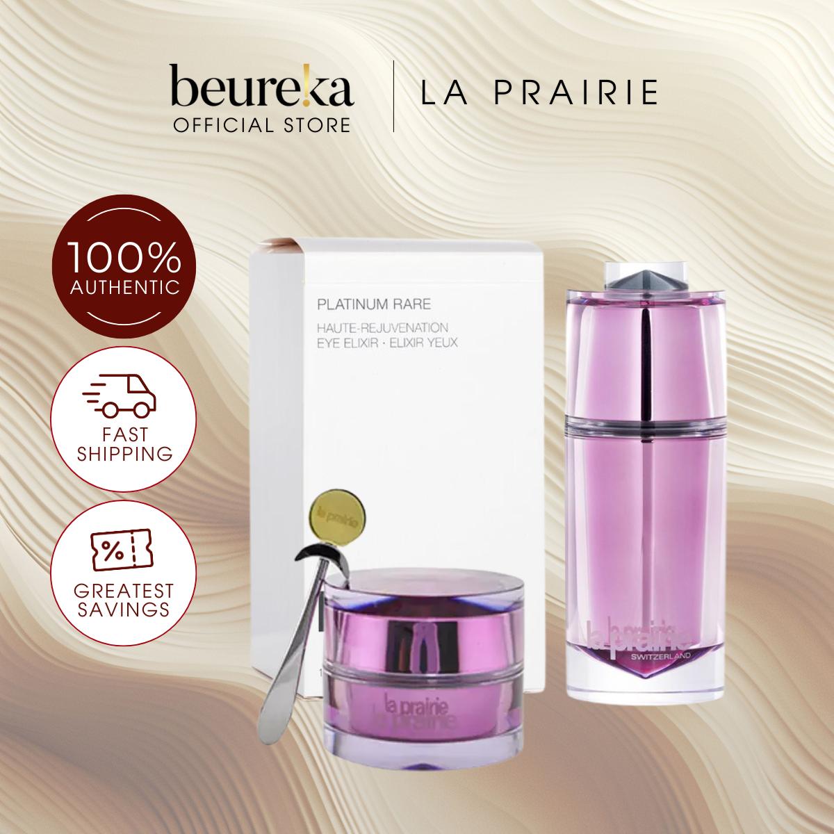 [LIVE ONLY] ALL LA PRAIRIE PLATINUM RARE HAUTE-REJUVENATION EYE ELIXIR / EYE CREAM 15ML  -  Beureka
