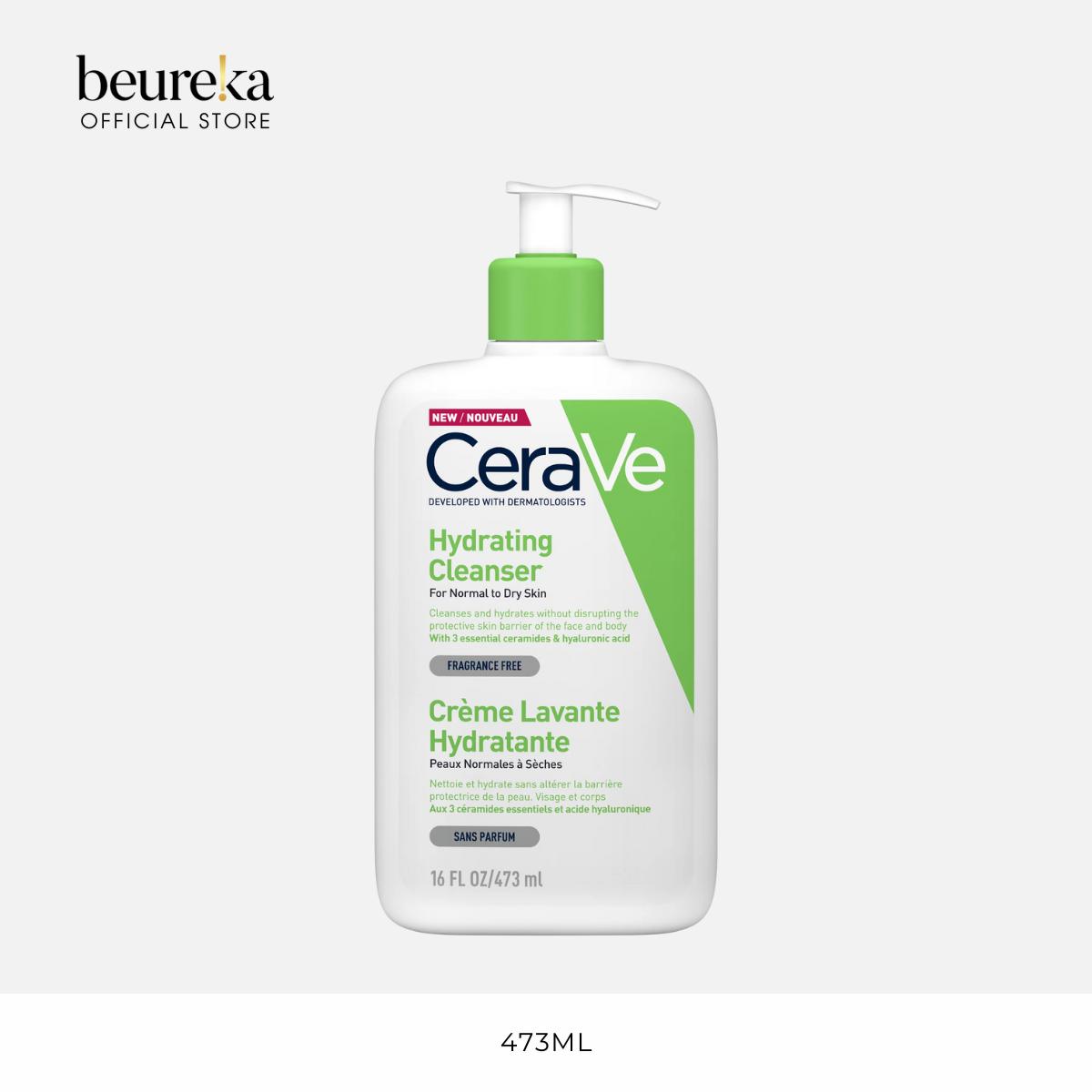 [LIVE ONLY] All CeraVe Cleanser 473ml - Foaming Cleanser Gel Moussant | Hydrating Cleanser Creme Lavante - Beureka