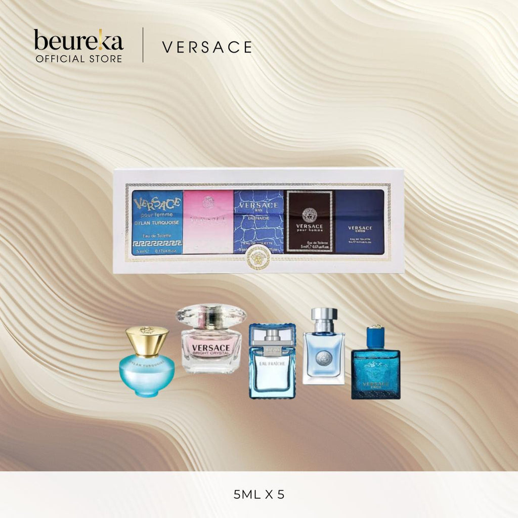 [LIVE ONLY] All Versace Unisex Miniatures 5 x 5ml - Beureka