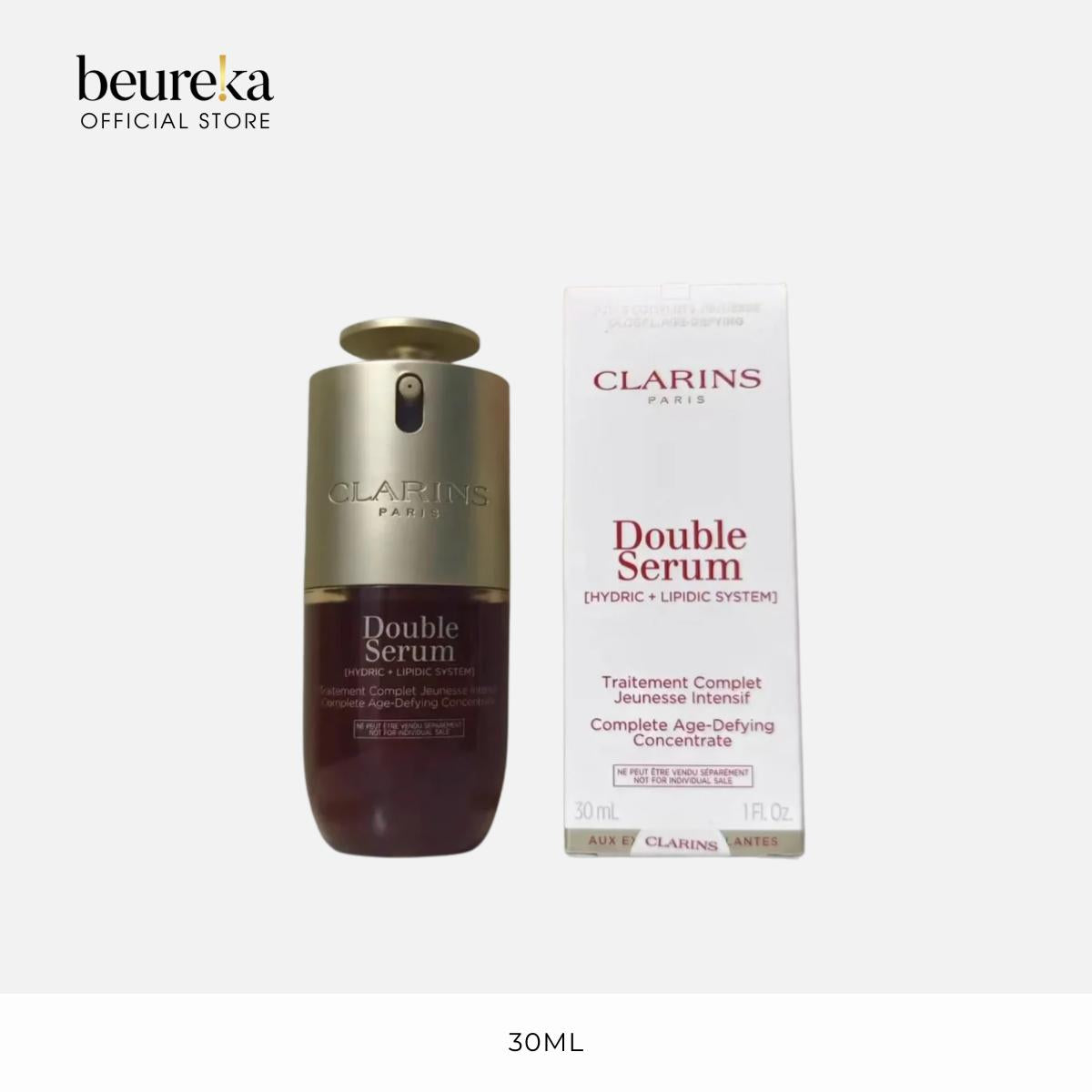 [LIVE ONLY] Clarins Double Serum 30ml/50ml/75ml [NEW] [Firm | Radiant | Youthful Looking Skin]- Beureka [Skincare] Radiance
