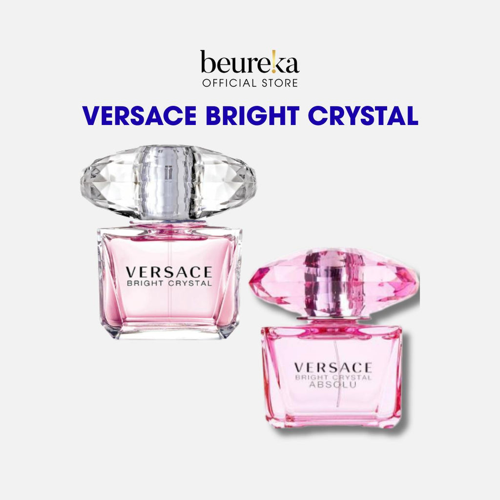 [LIVE ONLY] Versace Bright Crystal EDT 90ml | Bright Crystal Absolu EDP 90ml - Beureka [Women's Fragrances | Floral, Fruity Citrus & Fruity]
