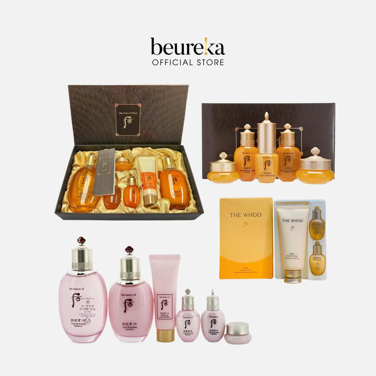 [LIVE ONLY] All The History of Whoo Gongjinhyang Set [Nourishing | Moisturize | Firming | Rejuvenate] - Beureka