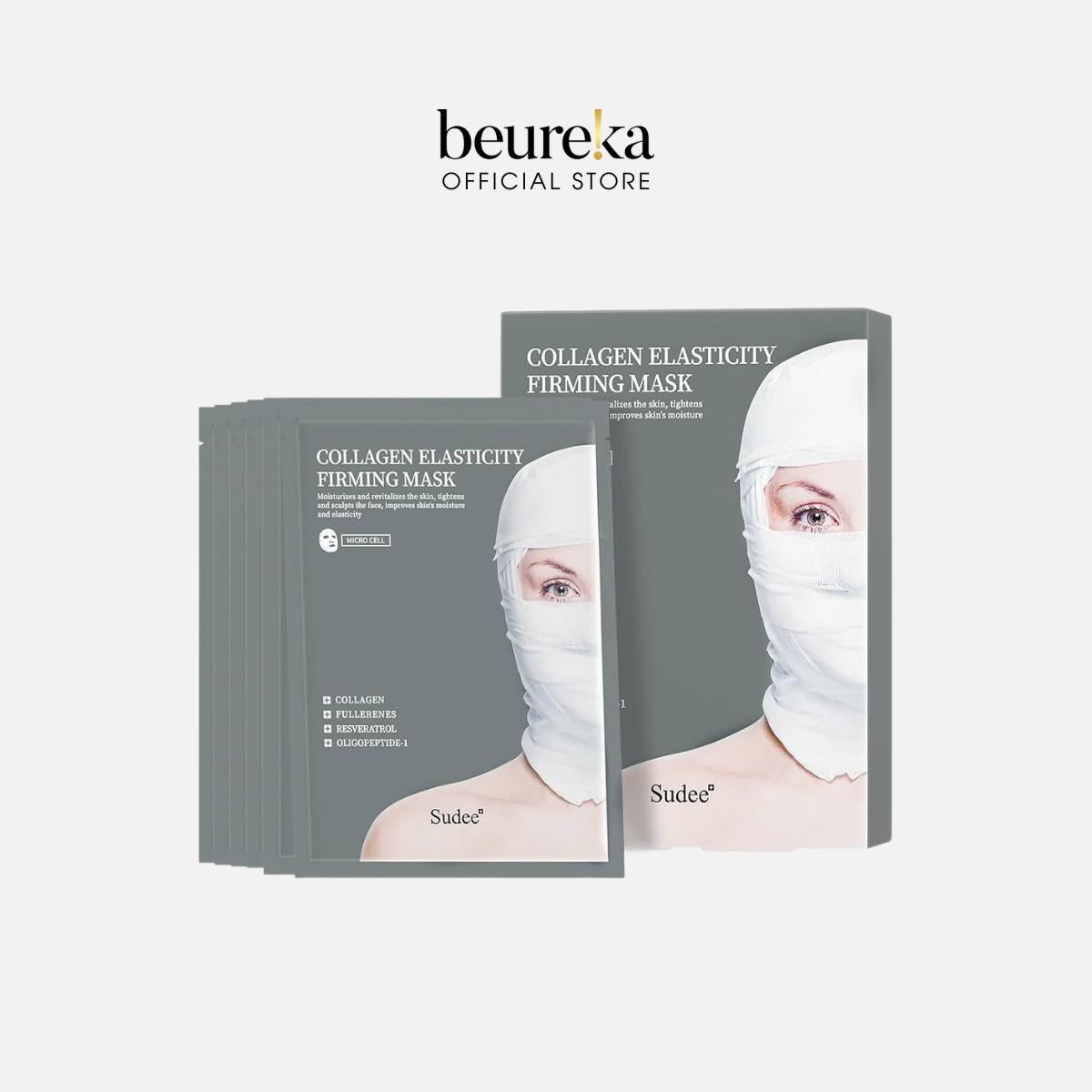 [LIVE ONLY] Sudee Collagen Elasticity Firming Facial Mask 5pcs - Beureka