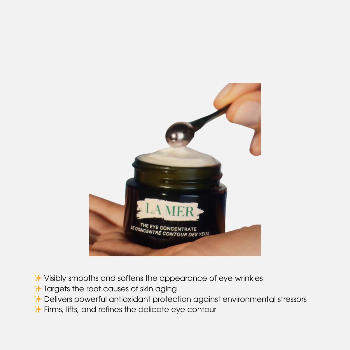 [LIVE ONLY] La Mer The Eye Concentrate Cream 15ml [Firming Eye Treatment, Anti Fine Lines & Wrinkles] - Beureka
