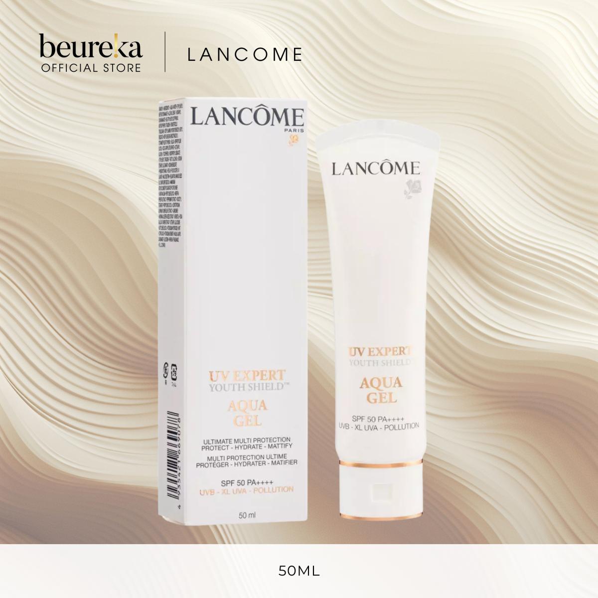 [LIVE ONLY] All Lancome UV Expert Youth-Shield Suncreen 30ml / 50ml - Aqua Gel SPF50 PA++++ | Tone Up Pearly White - Beureka
