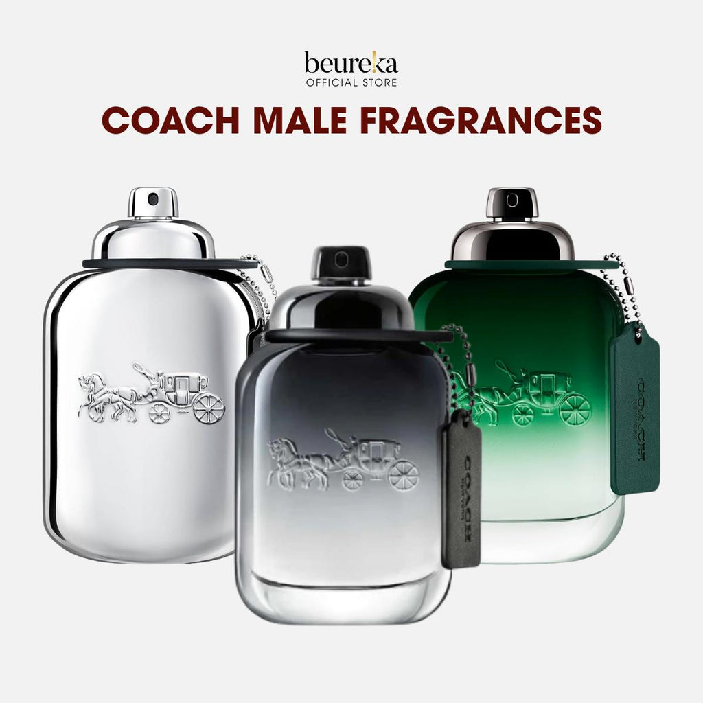[LIVE ONLY] All Coach Male Fragrances Platinum/Men/Green EDP 100ml - Beureka