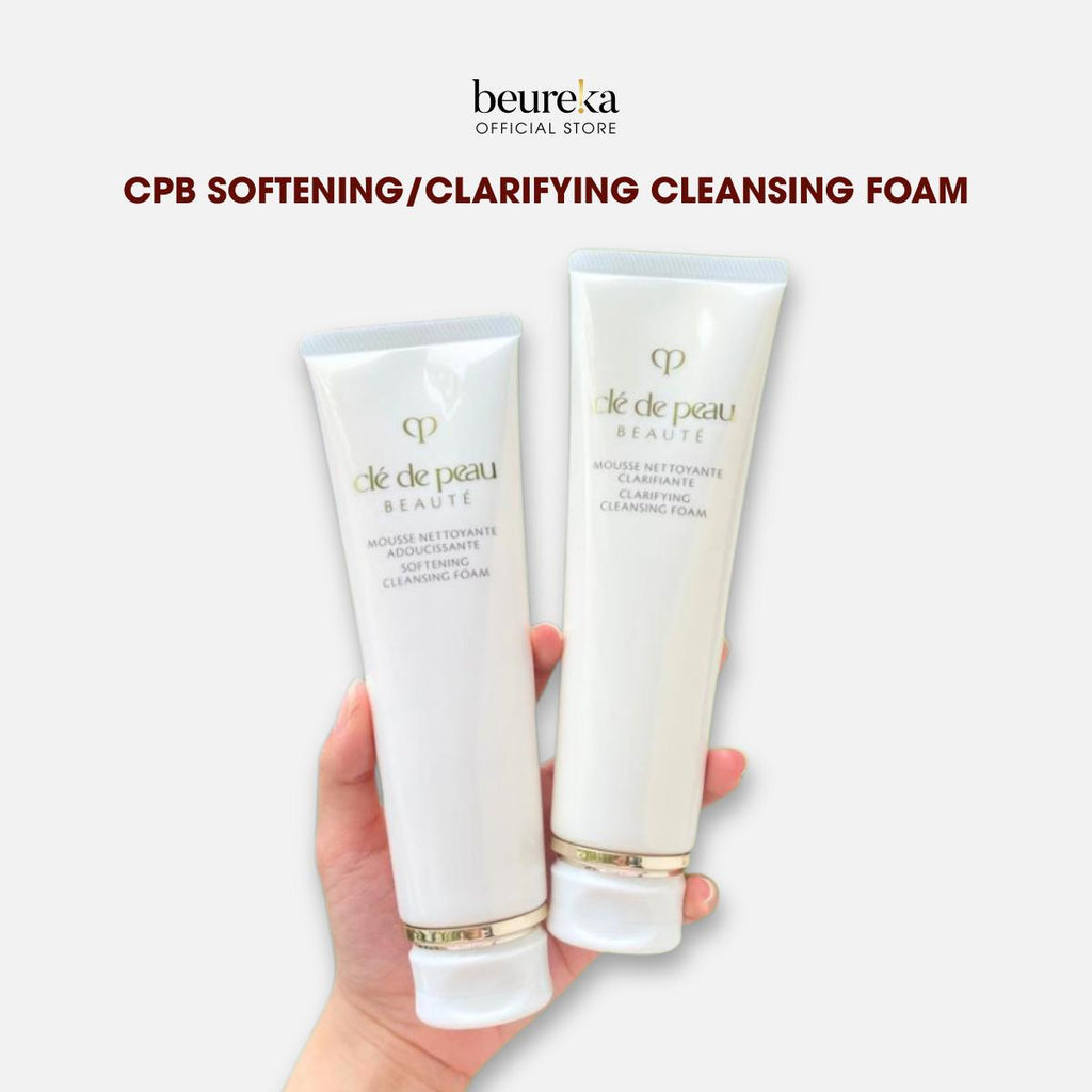 [LIVE ONLY] Cle De Peau Beaute CPB Cleansers - Softening Cleansing Foam/ Clarifying Cleansing Foam 125ml - Beureka