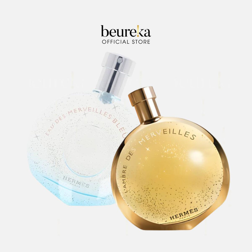 [LIVE ONLY] All Hermes des Merveilles Series - Eau des Merveilles EDT, Eau des Merveilles Bleue EDT, L'Amber des Merveilles EDP, L'Ombre des Merveilles 50ml/100ml - Beureka