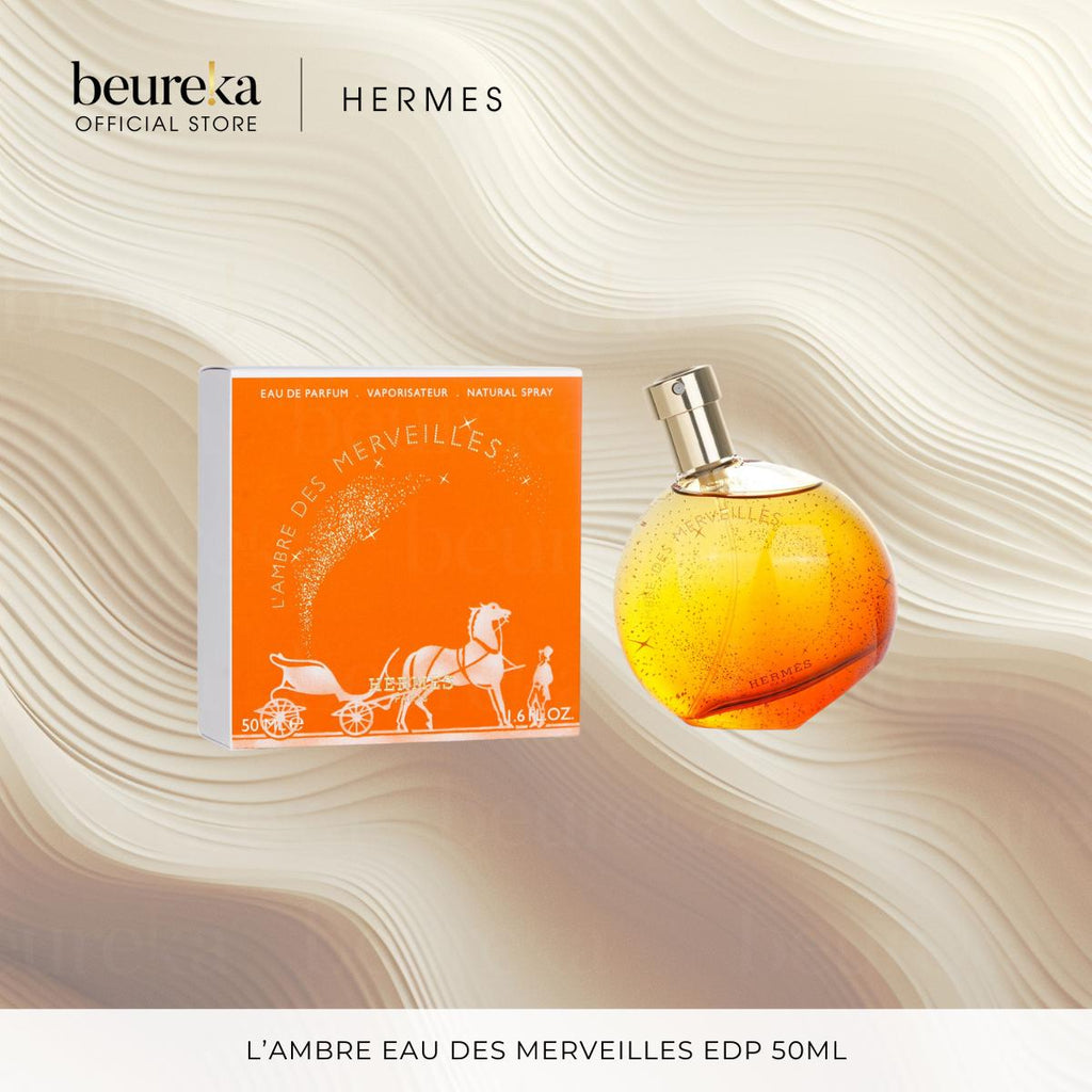 [LIVE ONLY] All Hermes des Merveilles Series - Eau des Merveilles EDT, Eau des Merveilles Bleue EDT, L'Amber des Merveilles EDP, L'Ombre des Merveilles 50ml/100ml - Beureka