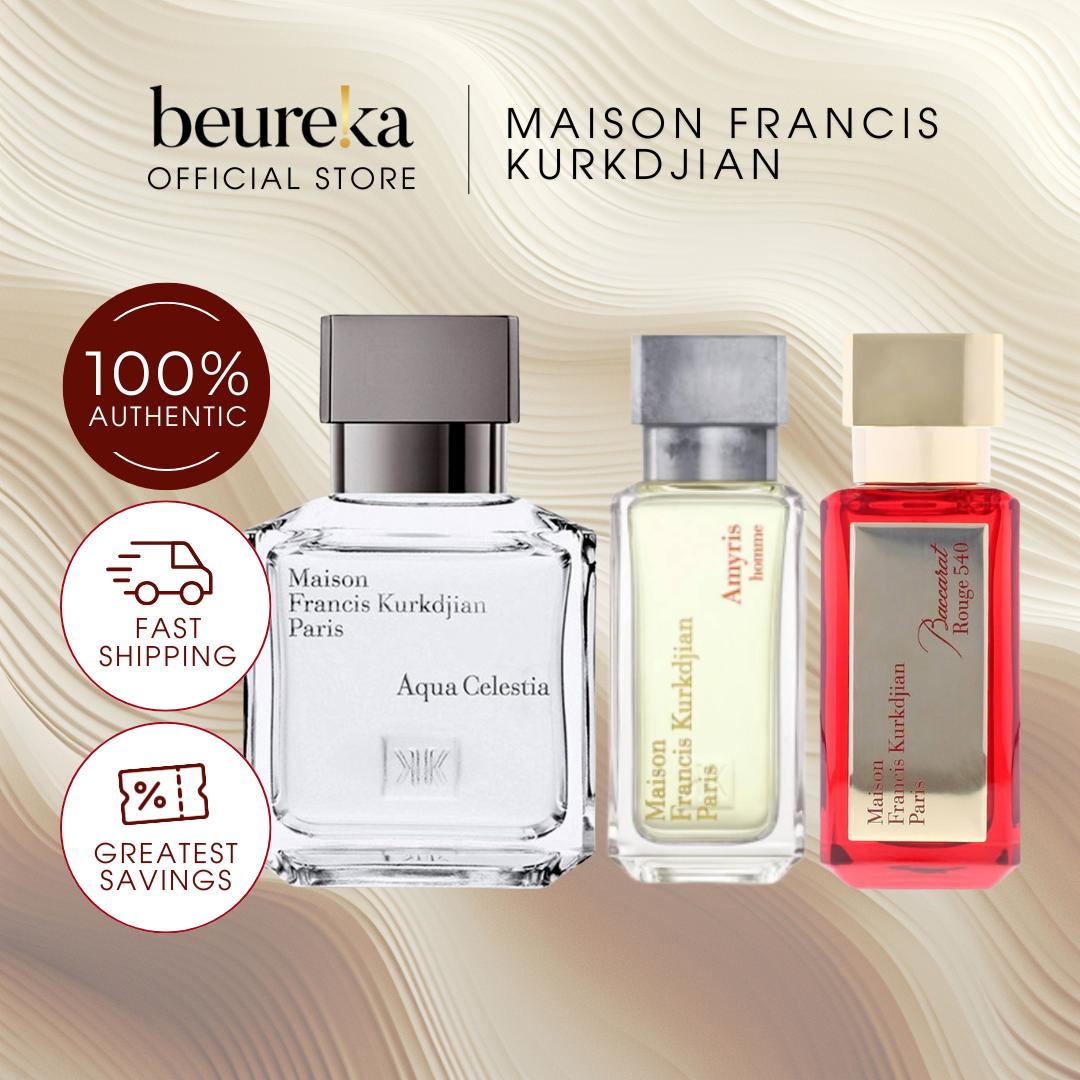 [LIVE ONLY] All Maison Francis Kurkdjian MFK Paris Fragrances - Baccarat Rouge 540/Extrait, Aqua Celestia EDT, Amyris Homme EDT 35ml/70ml - Beureka [Niche Fragrances]
