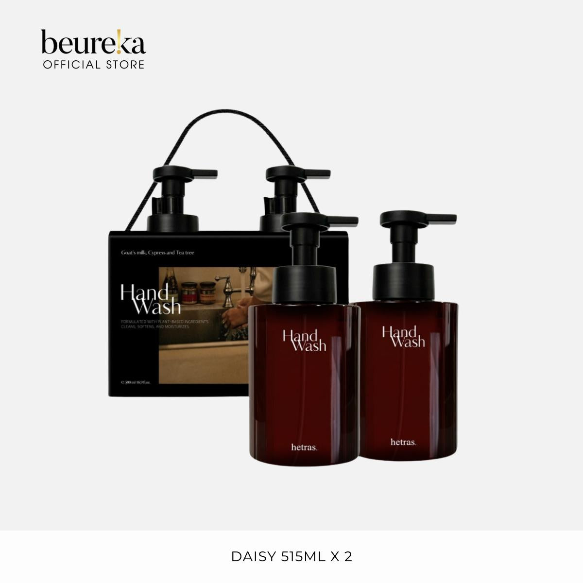 [LIVE ONLY] Hetras Perfumed Bubble Hand Wash 515ML 2pcs [4 variations] - Beureka