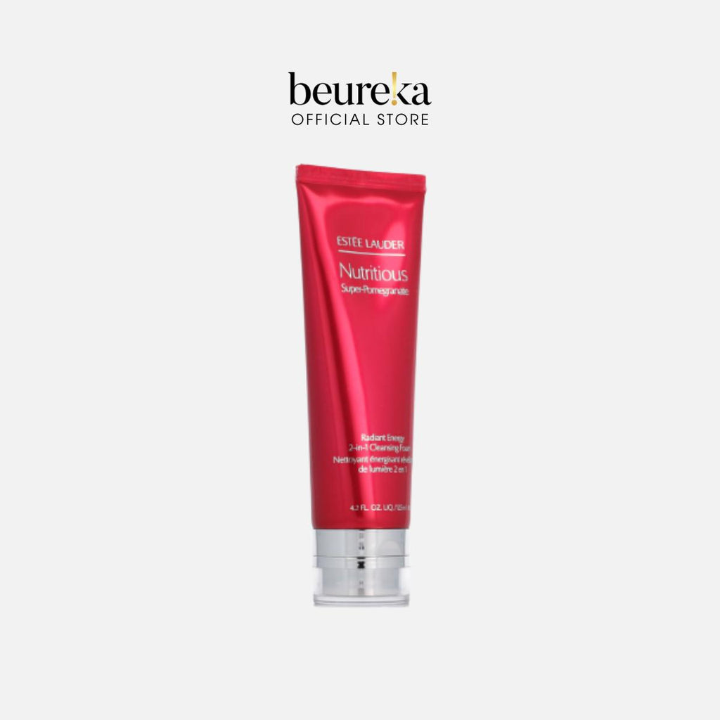[LIVE ONLY] Estee Lauder Nutritious Super-Pomegranate Radiant Energy 2-In-1 Cleansing Foam 125ml - Beureka