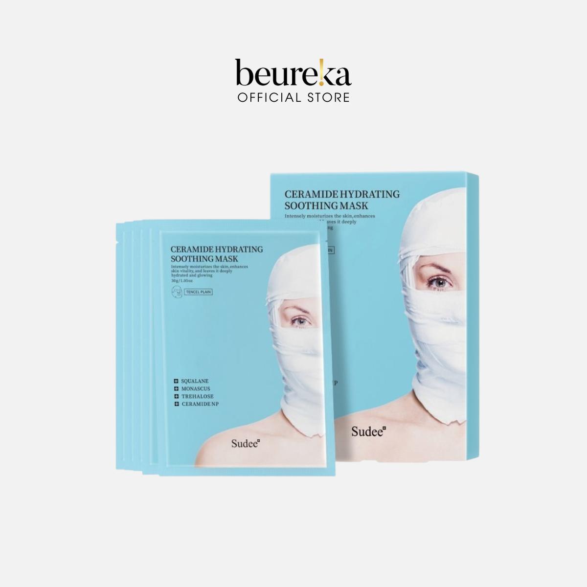 [LIVE ONLY] Sudee Ceramide Hydrating Soothing Facial Mask 5pcs - Beureka