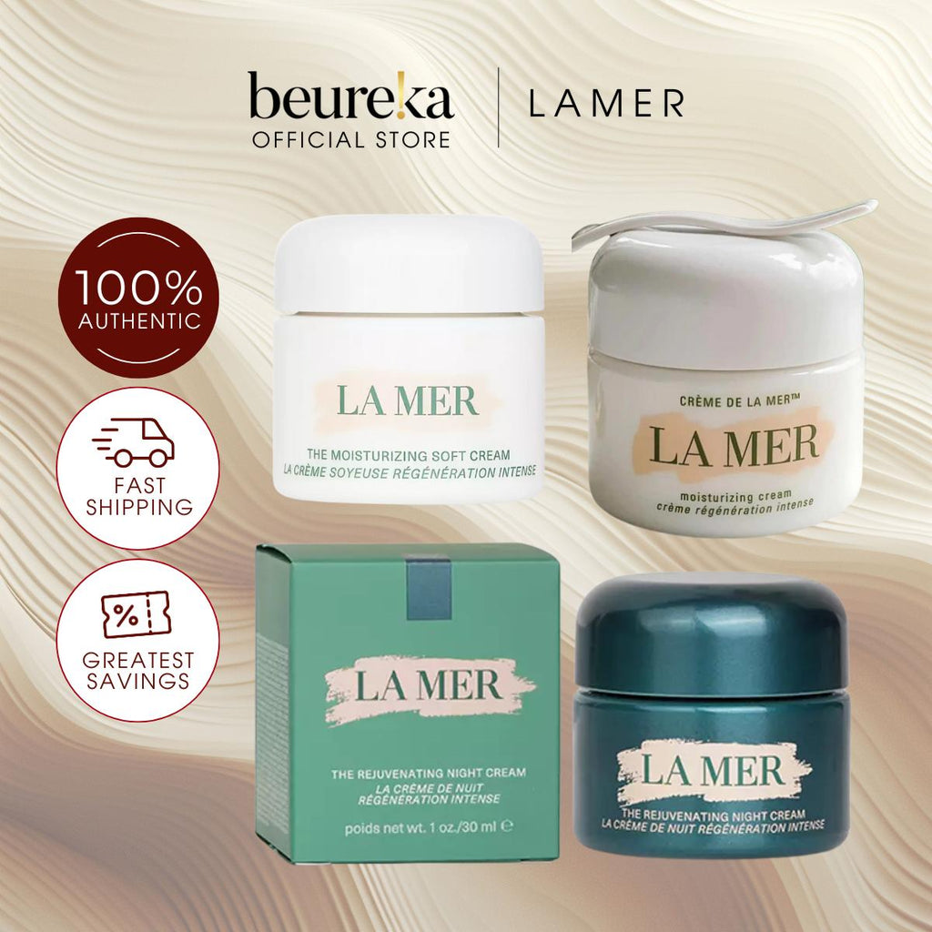 [LIVE ONLY] All La Mer The Moisturising Cream / Soft Cream / Night Cream (30ml / 60ml) - Beureka [ Moisturizer | Creme de La Mer | Hydrates ] Skincare Comfort Moisture Hydrating Skin Repair