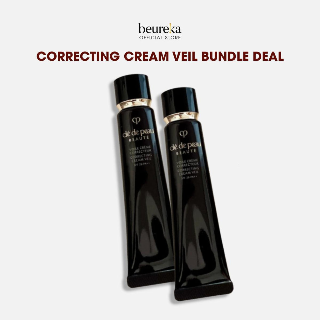 [LIVE ONLY] [Bundle of 2] Cle De Peau CPB Correcting Cream Veil 37ml - Beureka [Universal Primer with SPF21 for Radiant Foundation Finish & Multi-Defence Protection]