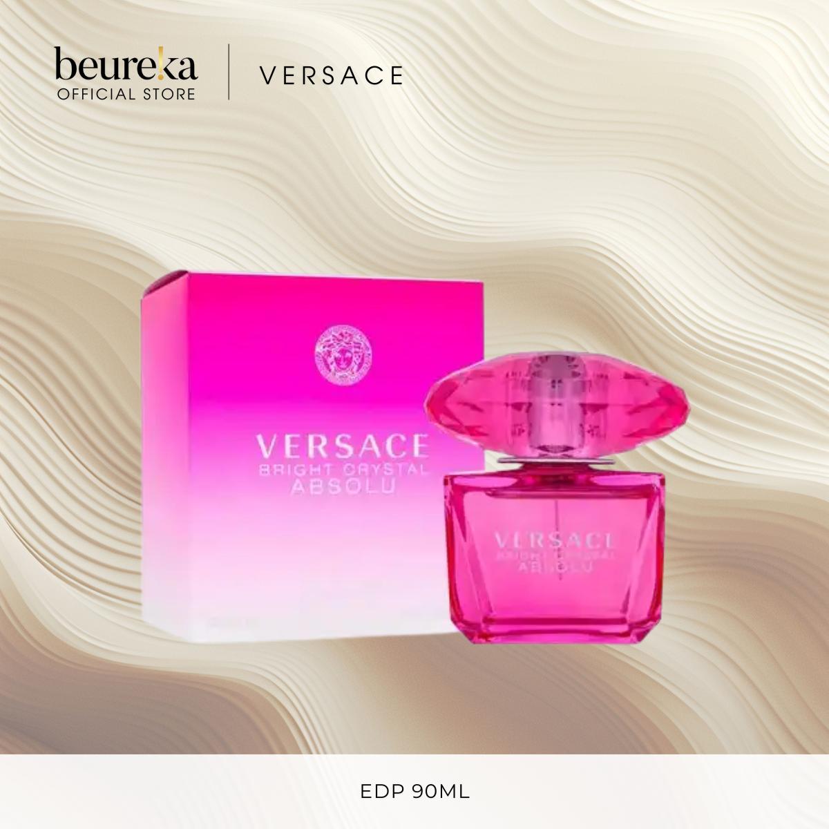 [LIVE ONLY] Versace Bright Crystal EDT 90ml | Bright Crystal Absolu EDP 90ml - Beureka [Women's Fragrances | Floral, Fruity Citrus & Fruity]