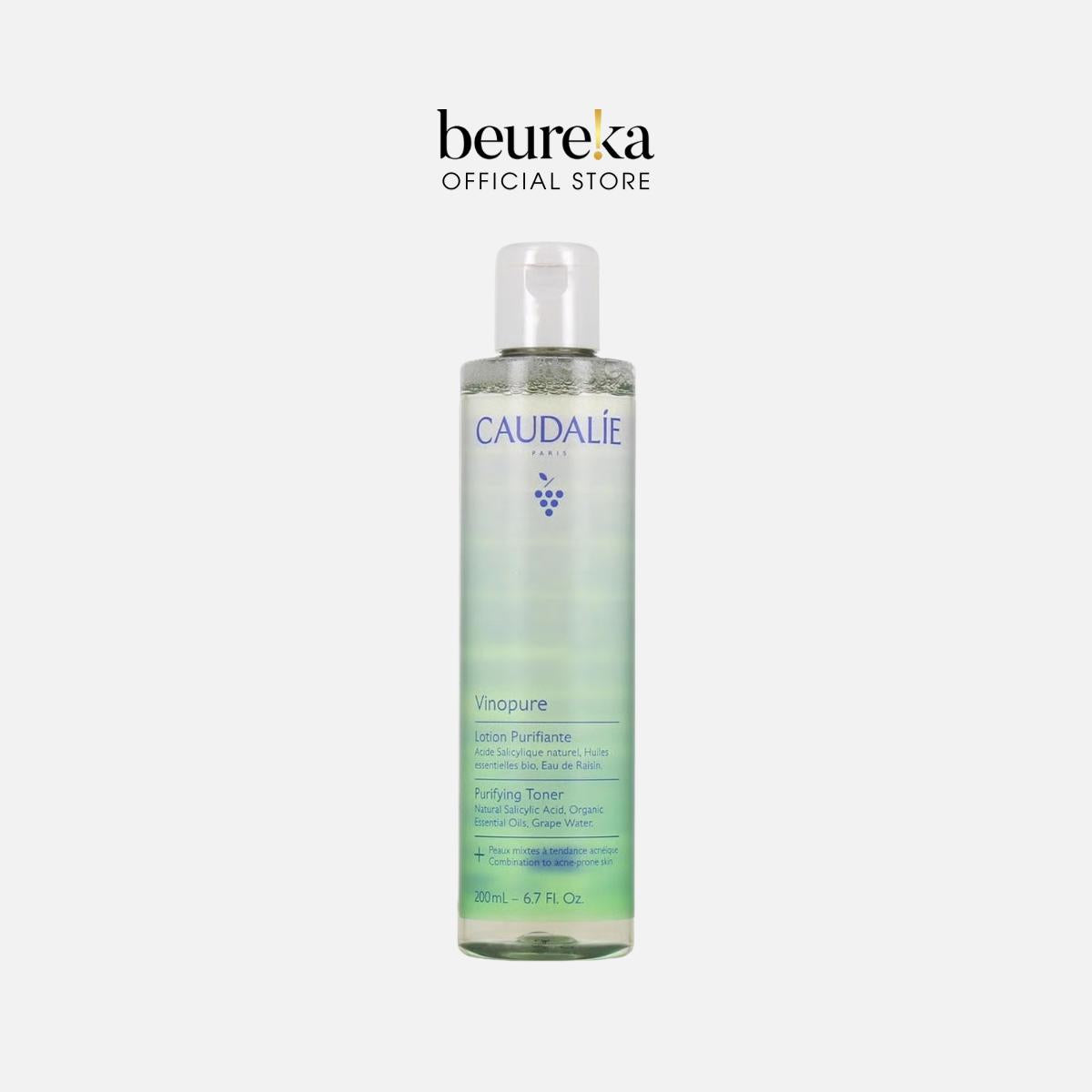 [LIVE ONLY] Caudalie Vinopure Purifying Toner 200ml - Beureka