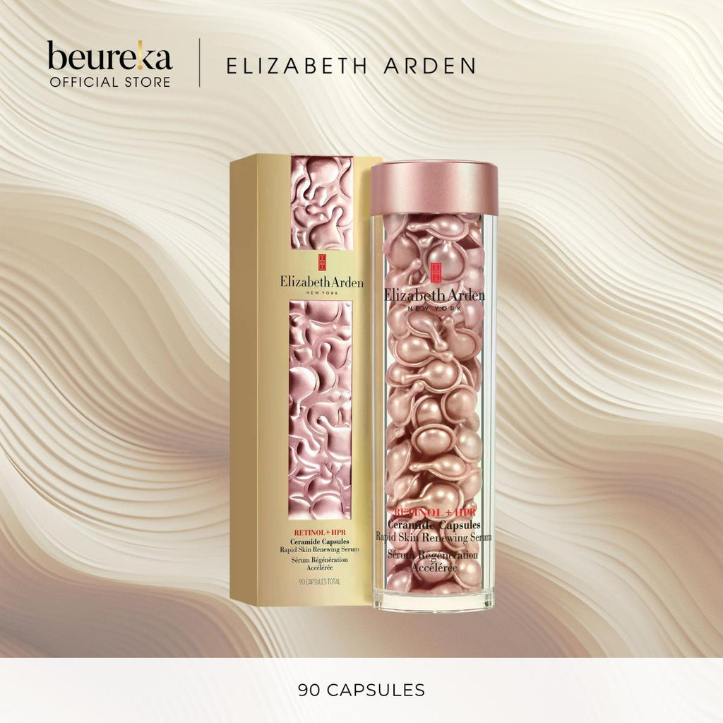 [LIVE ONLY] All Elizabeth Arden Retinol / Ceramide Serum 90 capsules [Restoring, Renewing, Vitamin C - Beureka