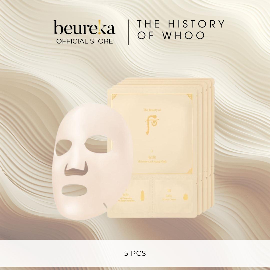 [LIVE ONLY] The History of Whoo Bichup Anti Aging Mask 3 Step Mask [5 Pieces / 1 Piece] - Beureka