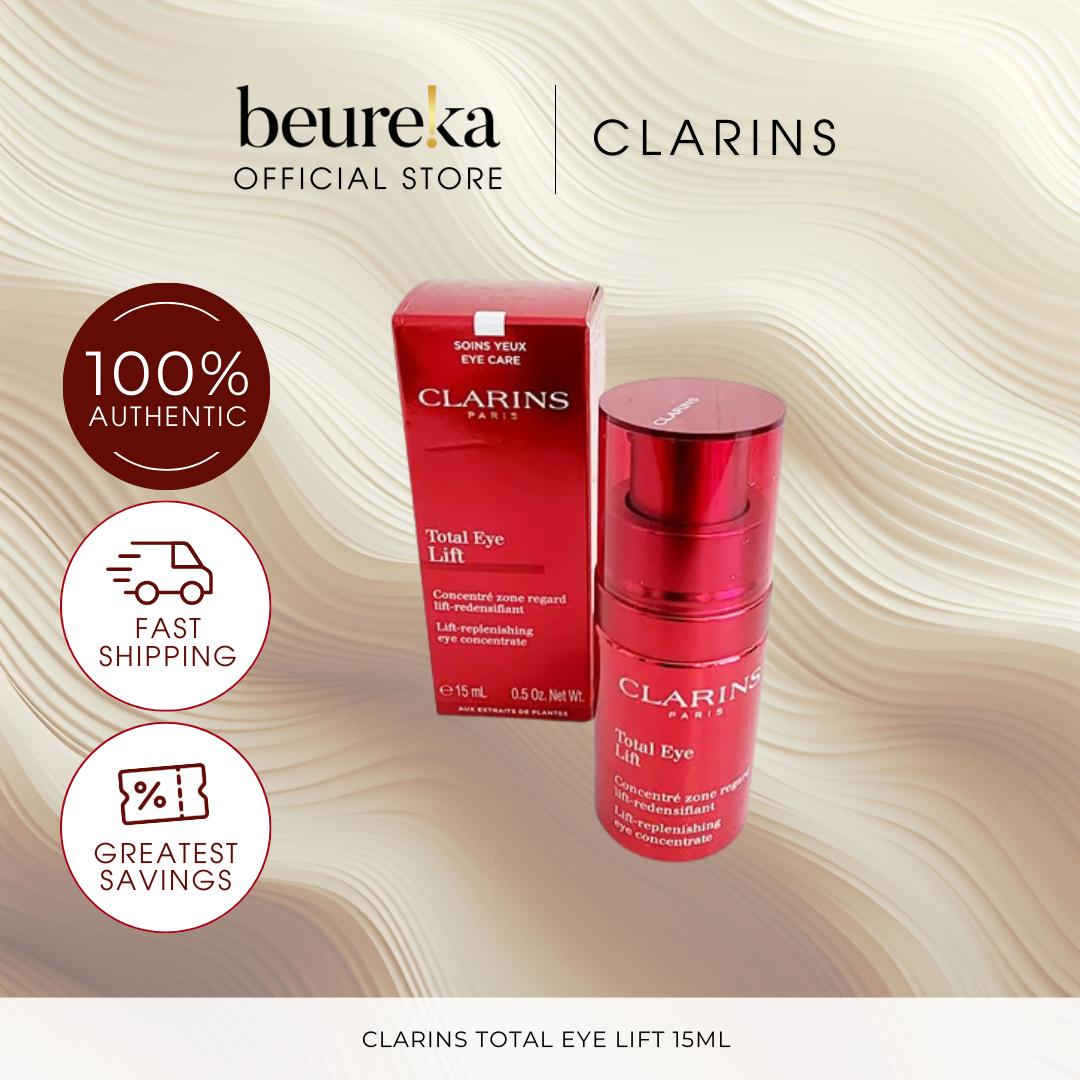 [LIVE ONLY] Clarins Eye Treatments - V Shaping Facial Lift Eye Concentrate 15ML | Clarins Total Eye Lift 15ML | Double Serum Eye 20ml - Beureka