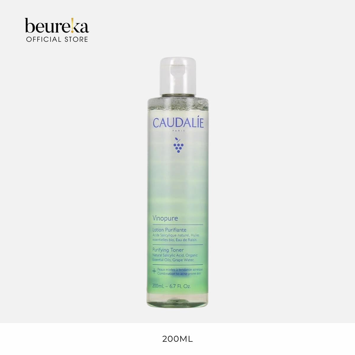 [LIVE ONLY] Caudalie Vinopure Purifying Toner 200ml - Beureka
