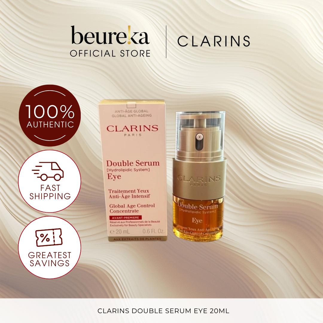 [LIVE ONLY] Clarins Eye Treatments - V Shaping Facial Lift Eye Concentrate 15ML | Clarins Total Eye Lift 15ML | Double Serum Eye 20ml - Beureka