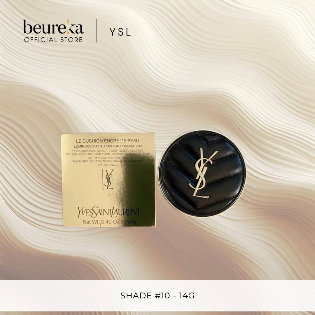 [LIVE ONLY] All Yves Saint Laurent YSL Le Cushion Encre De Peau Foundation Shade 10 | 20 14g - Beureka [Makeup | Cushion Foundation]