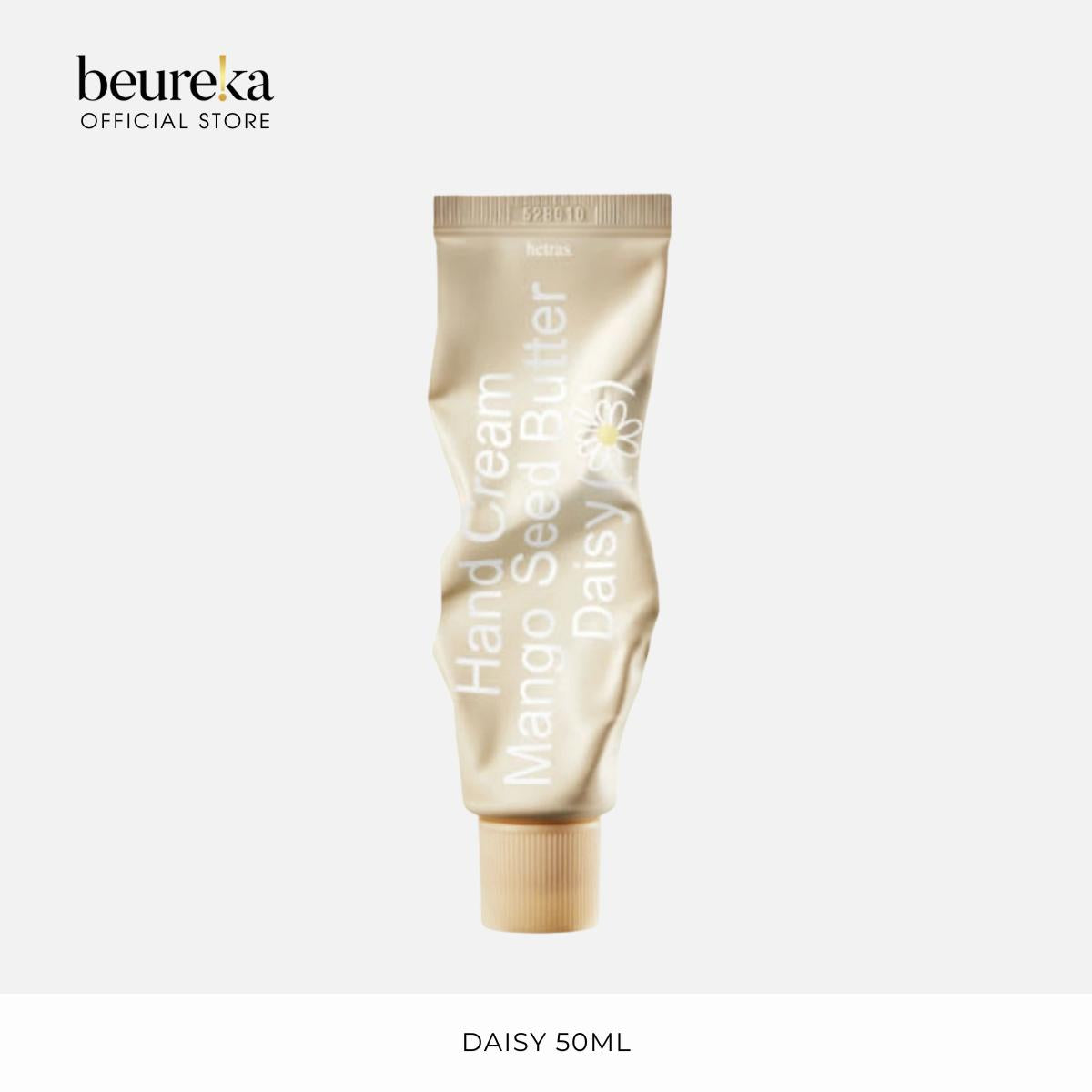 [LIVE ONLY] Hetras Perfumed Hand Cream 50ML [4 Variations - Daisy, Flower Shop, Hotel Wood, Hug Soap] - Beureka