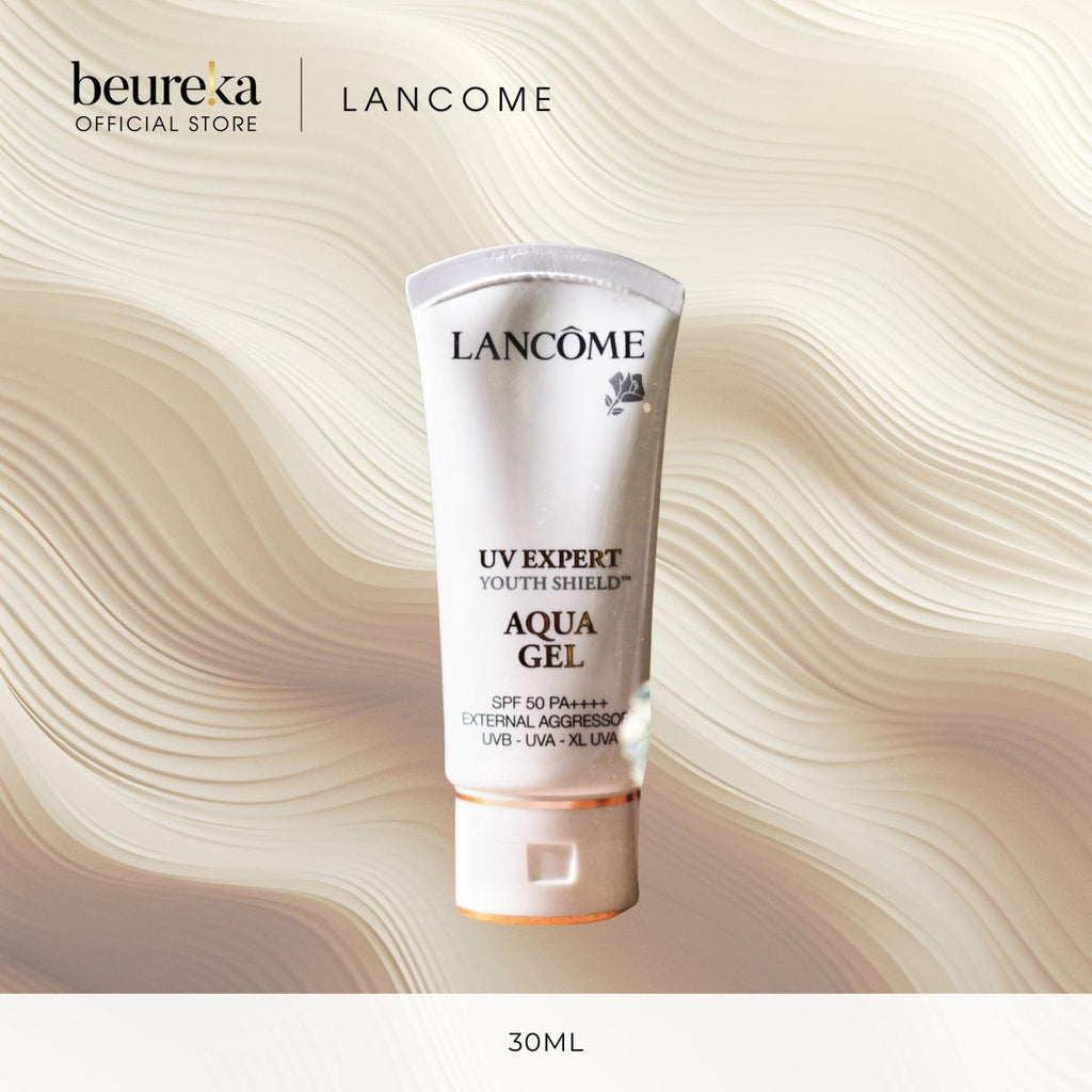 [LIVE ONLY] All Lancome UV Expert Youth-Shield Suncreen 30ml / 50ml - Aqua Gel SPF50 PA++++ | Tone Up Pearly White - Beureka