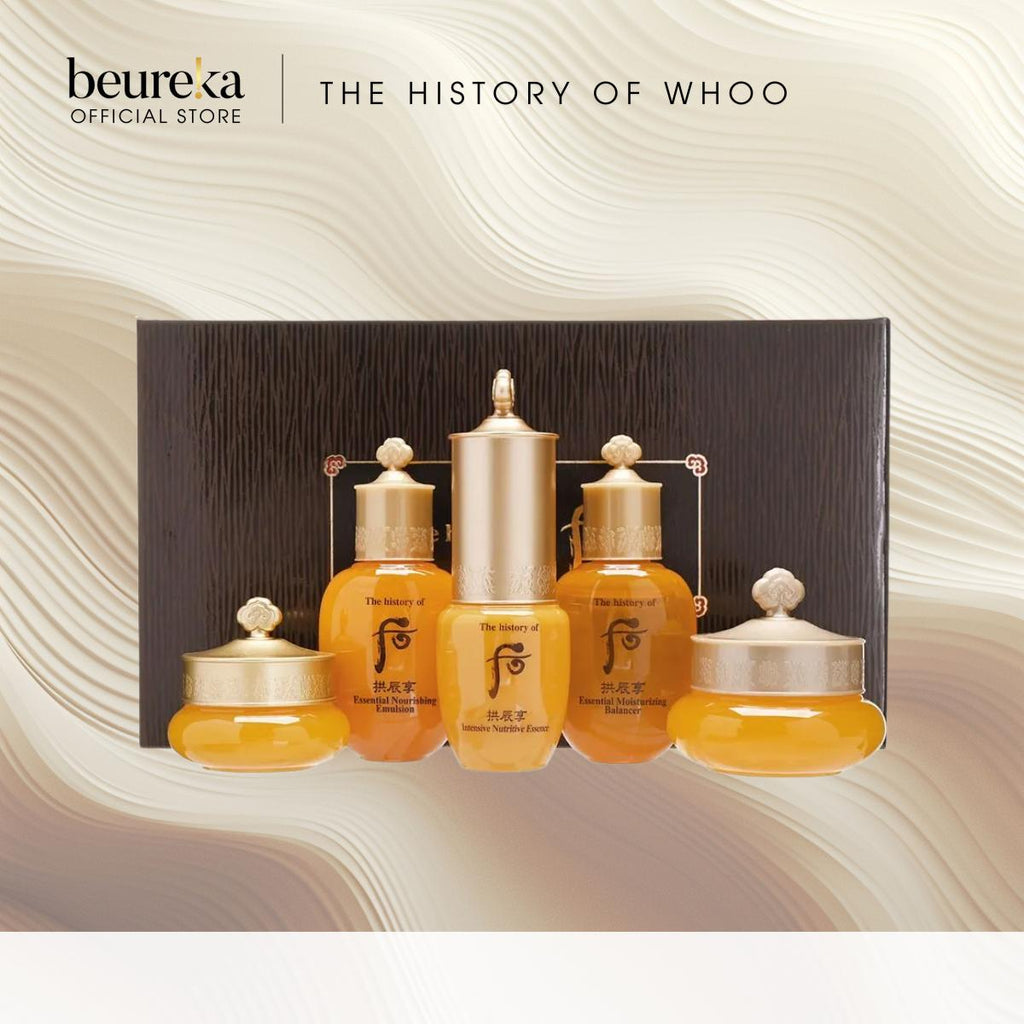 [LIVE ONLY] All The History of Whoo Gongjinhyang Set [Nourishing | Moisturize | Firming | Rejuvenate] - Beureka