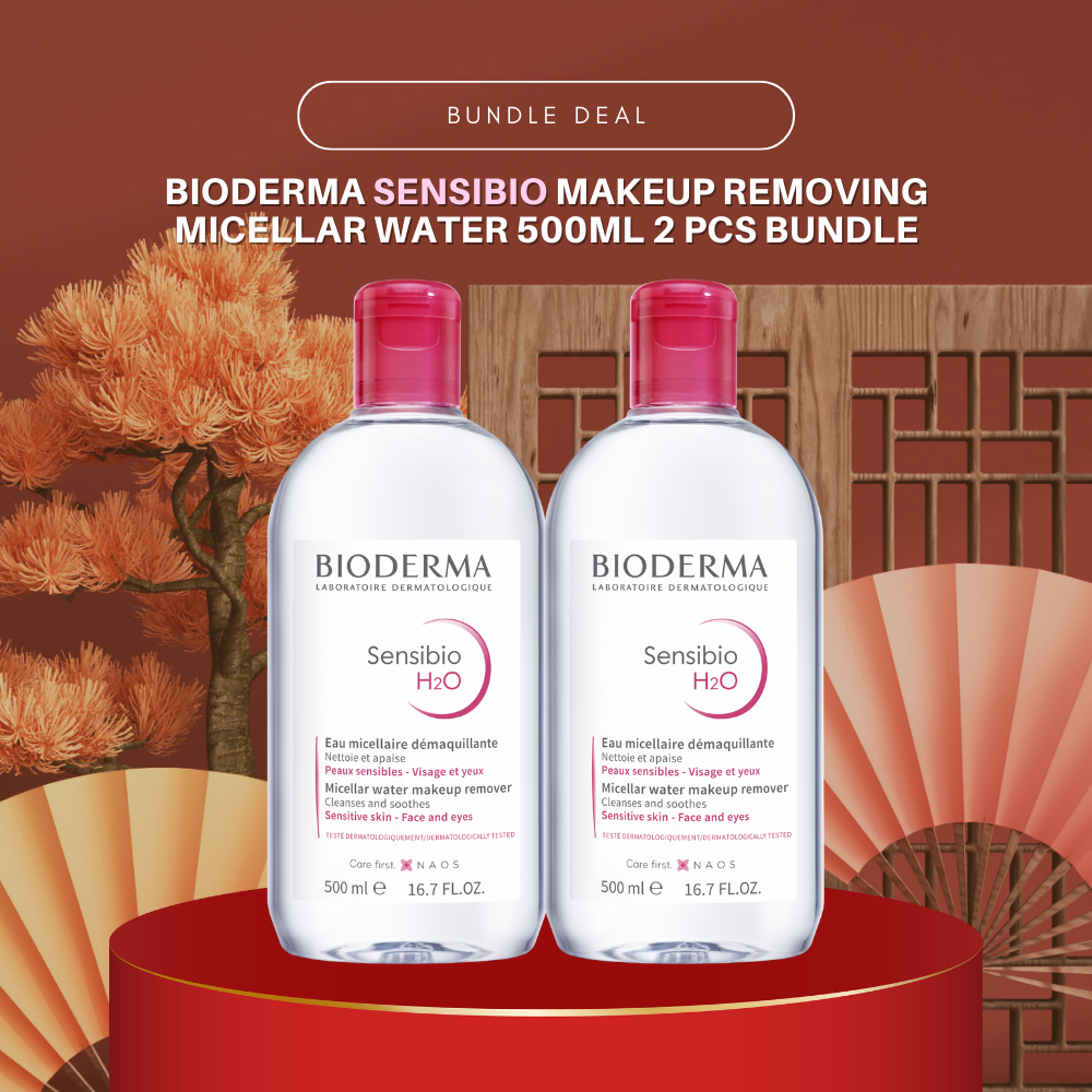 [NOT FOR SALE] Bioderma Sensibio H2O Micellar Water Makeup Remover 500ml 2 pcs Bundle
